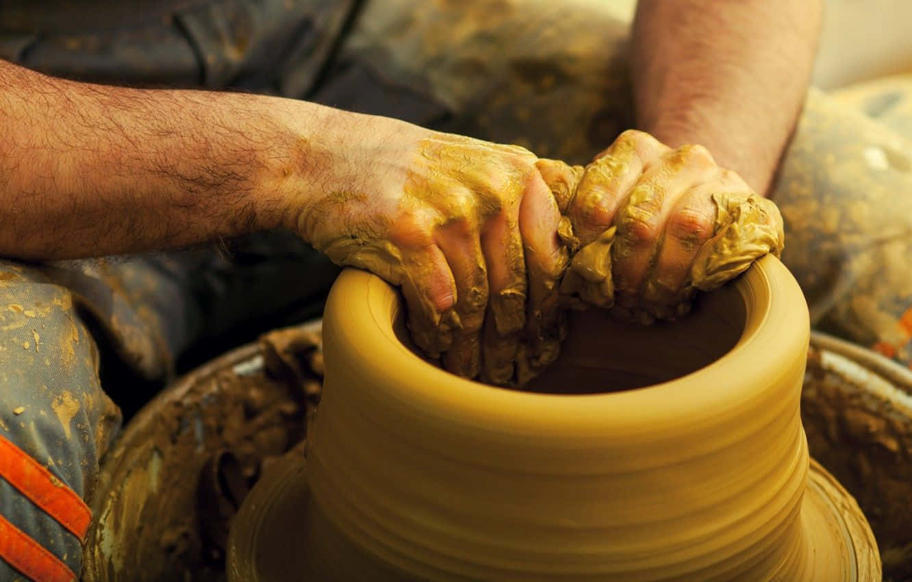 Handcrafted Ceramic Vase Wallpaper