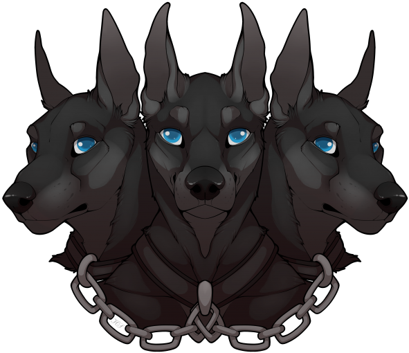 Cerberus Mythical Three Headed Dog PNG