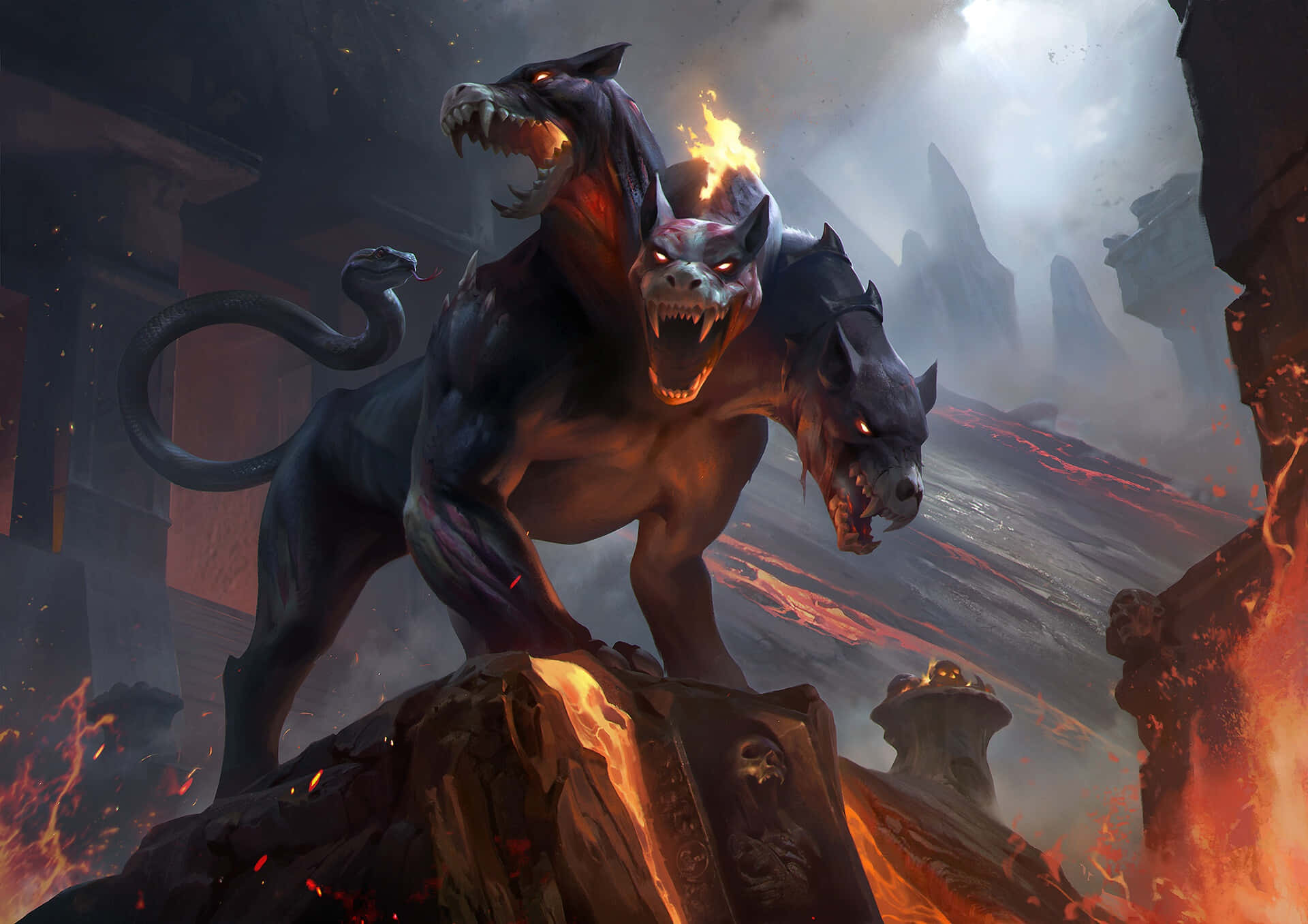 "The Mythical Guardian of Hades: Cerberus"