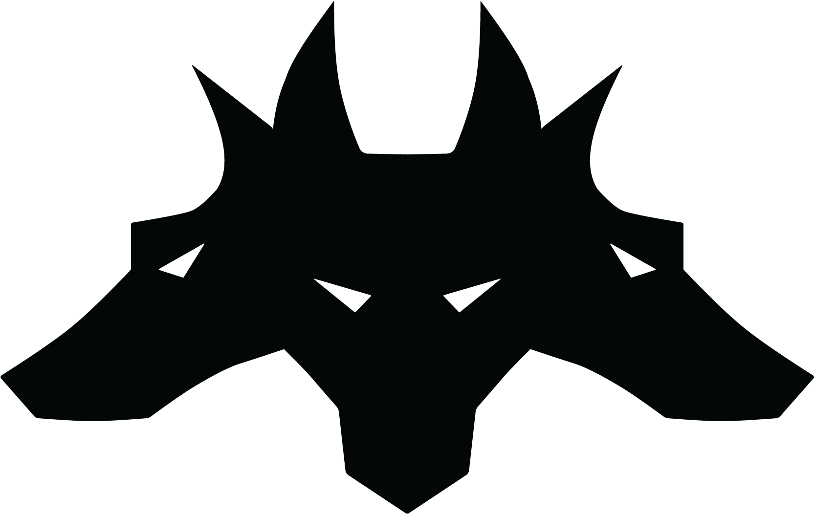 Cerberus Silhouette Graphic PNG