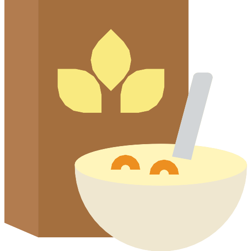 Cereal Bowland Box Graphic PNG