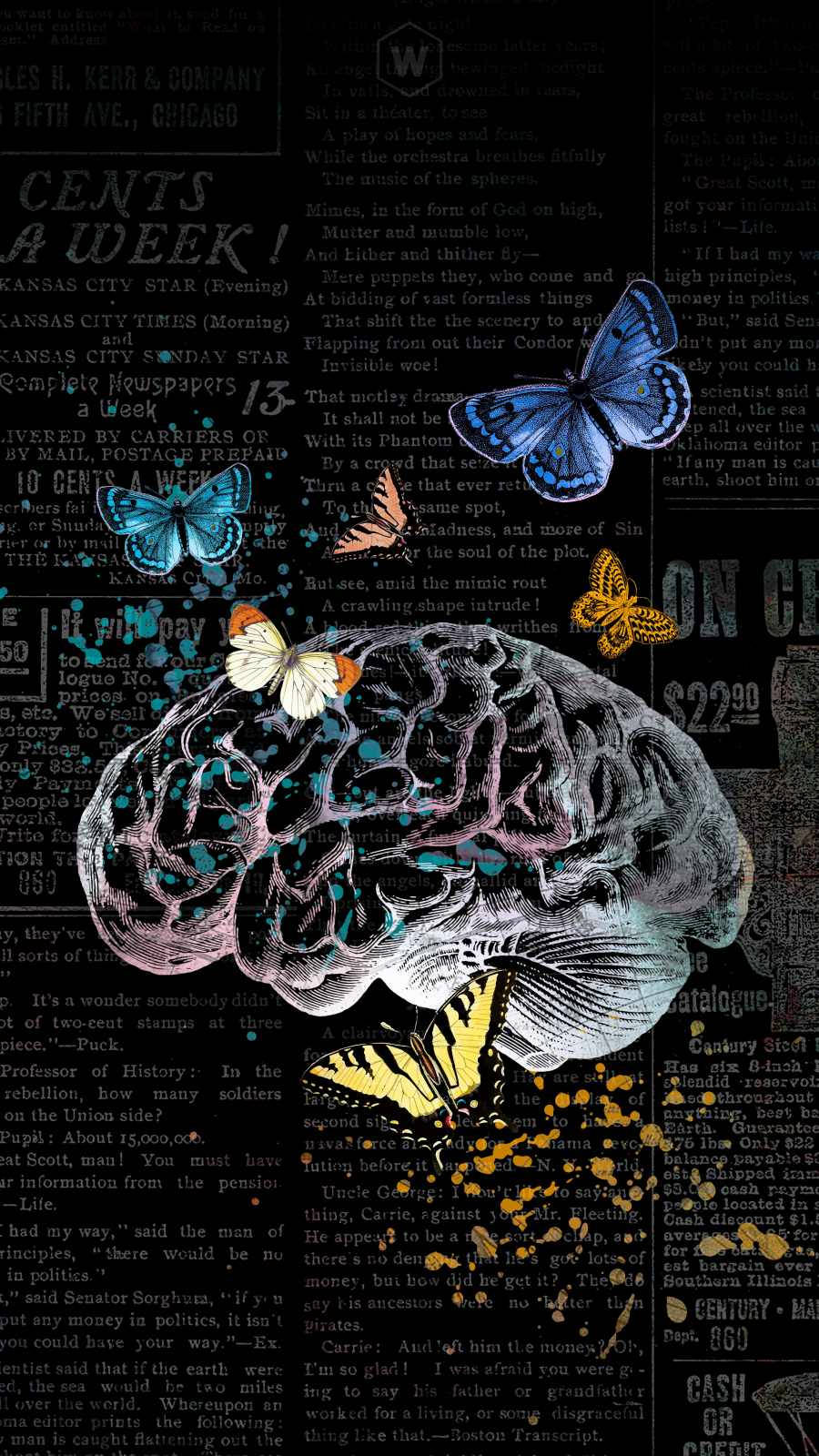 Cerebral 900 X 1600 Wallpaper