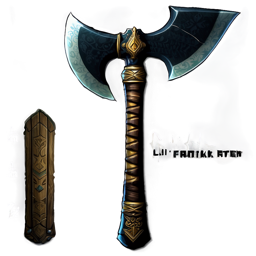 Ceremonial Axe Profile Png 05252024 PNG