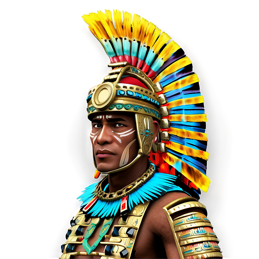 Ceremonial Aztec Warrior Outfit Png Auc PNG