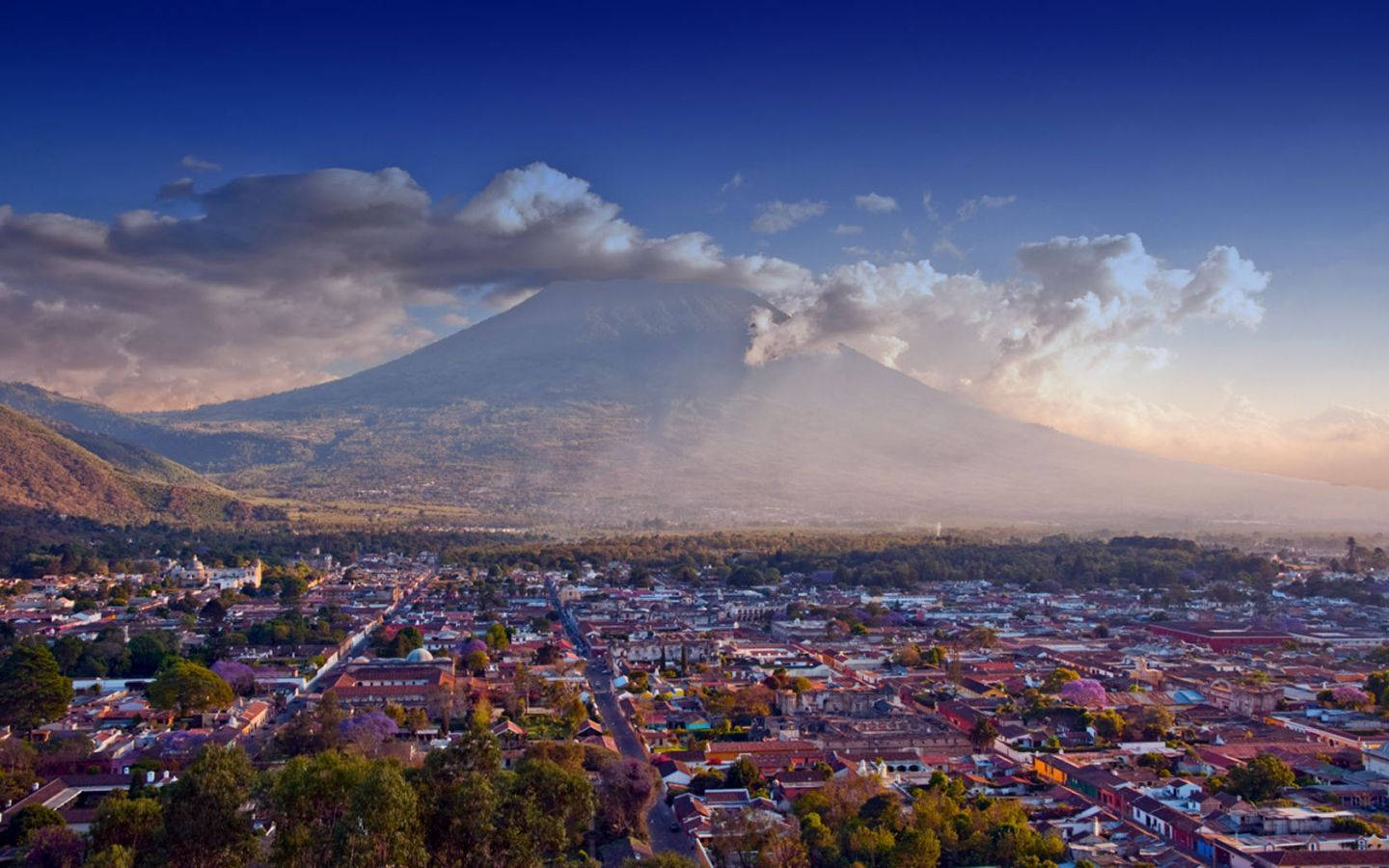 Cerro De La Cruz Guatemala Sfondo