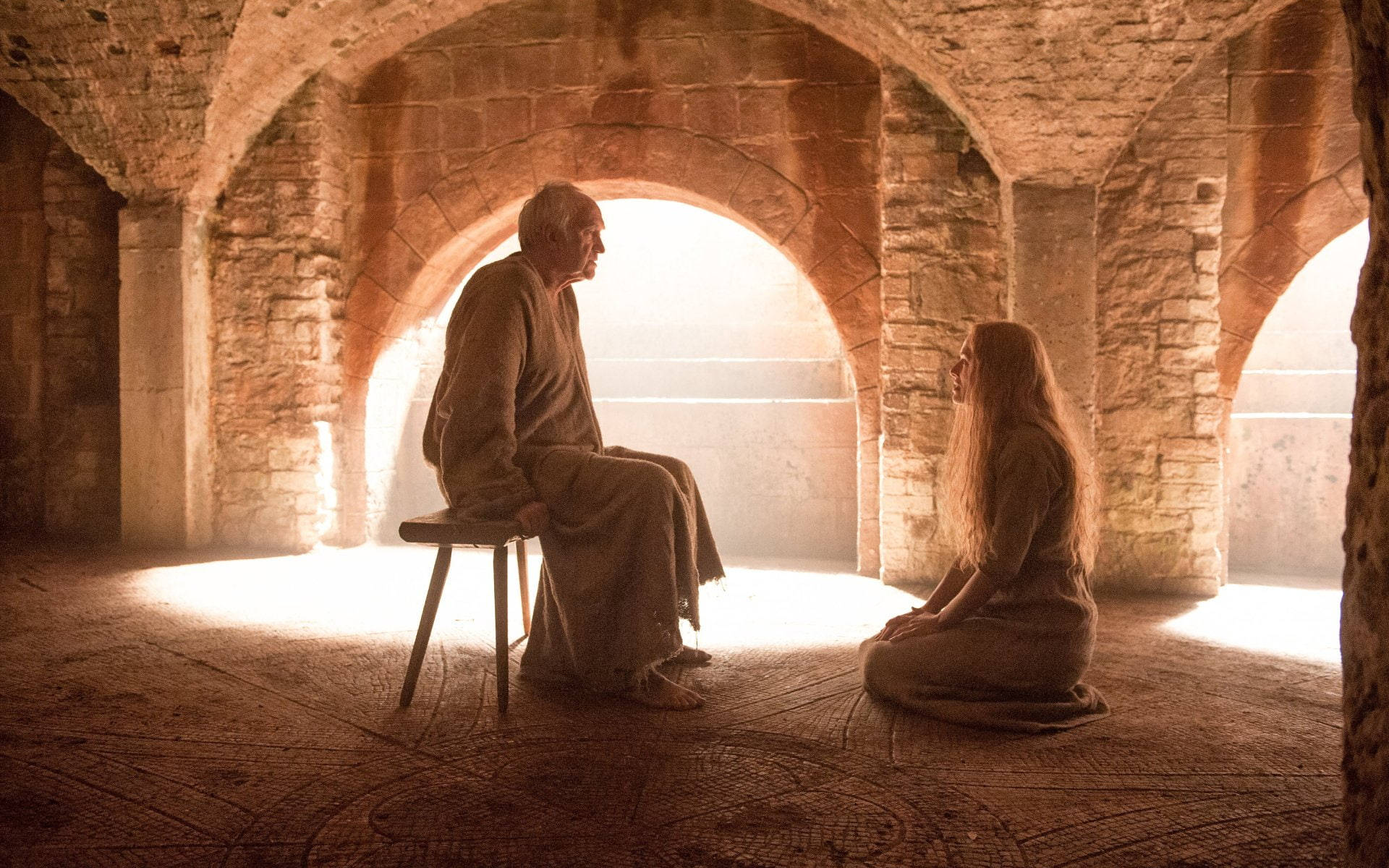 Cersei Lannister And The High Sparrow Wallpaper