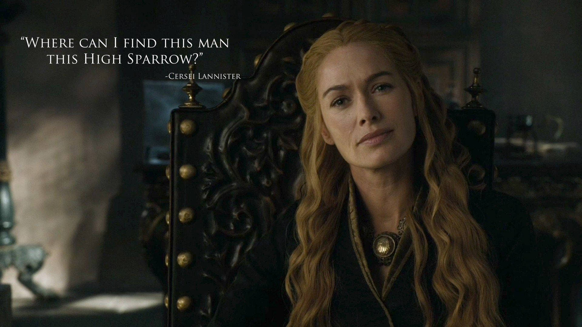 Cersei Lannister Citat Wallpaper