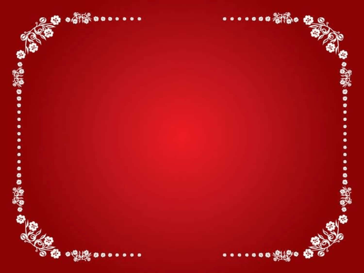 A Red Background With A White Frame
