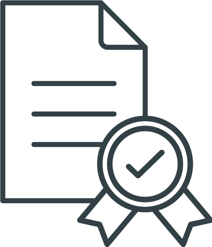 Certified Document Icon PNG