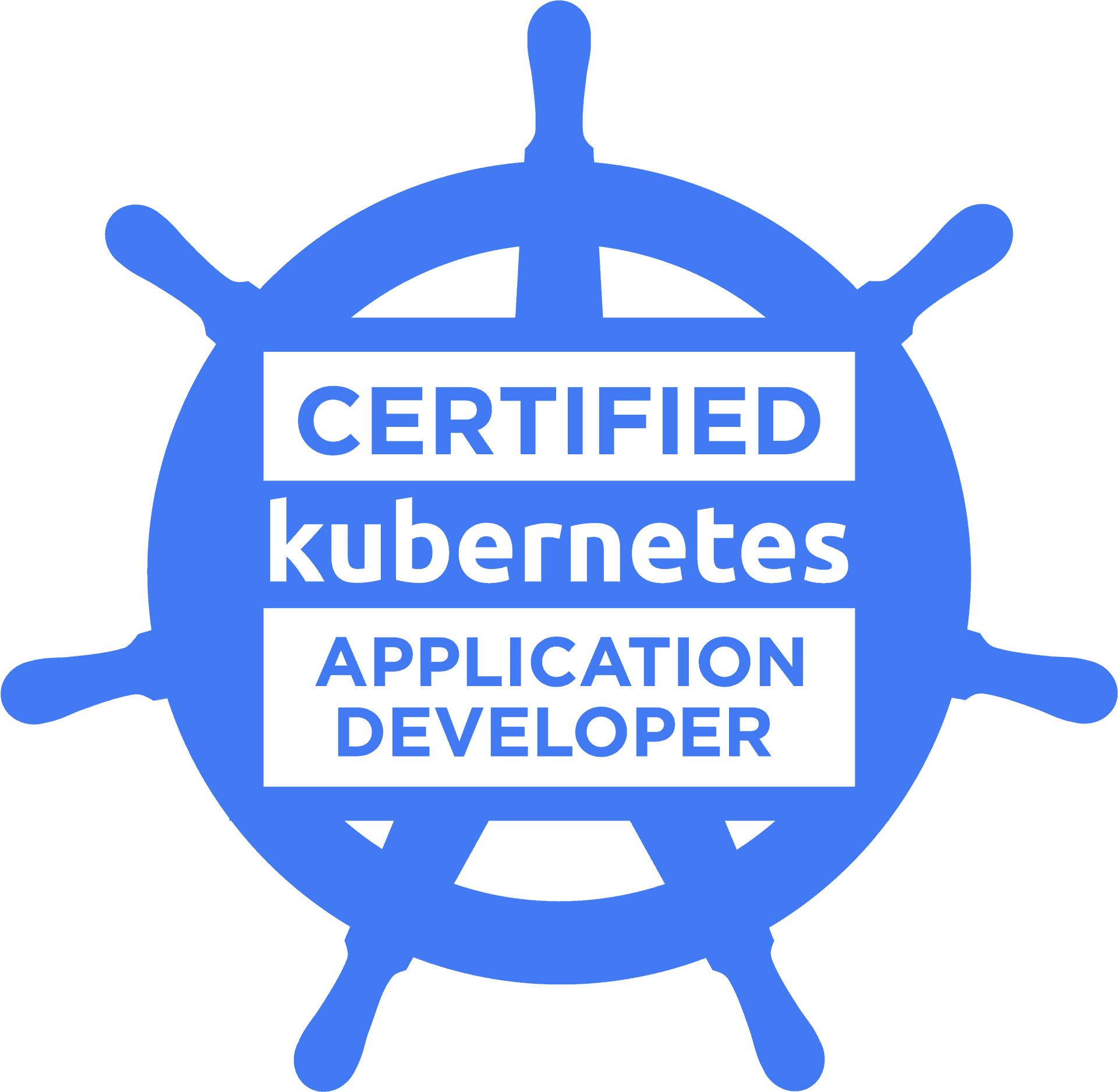 Certified Kubernetes Application Developer Badge PNG