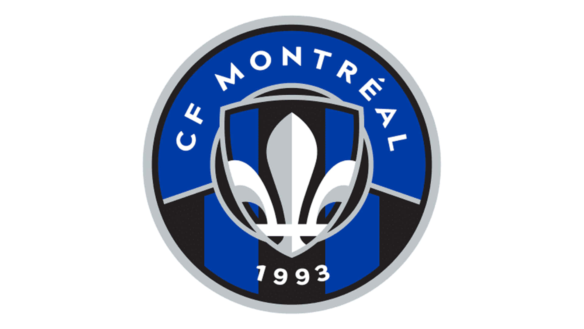 Logotipominimalista Del Cf Montréal En Forma Circular. Fondo de pantalla
