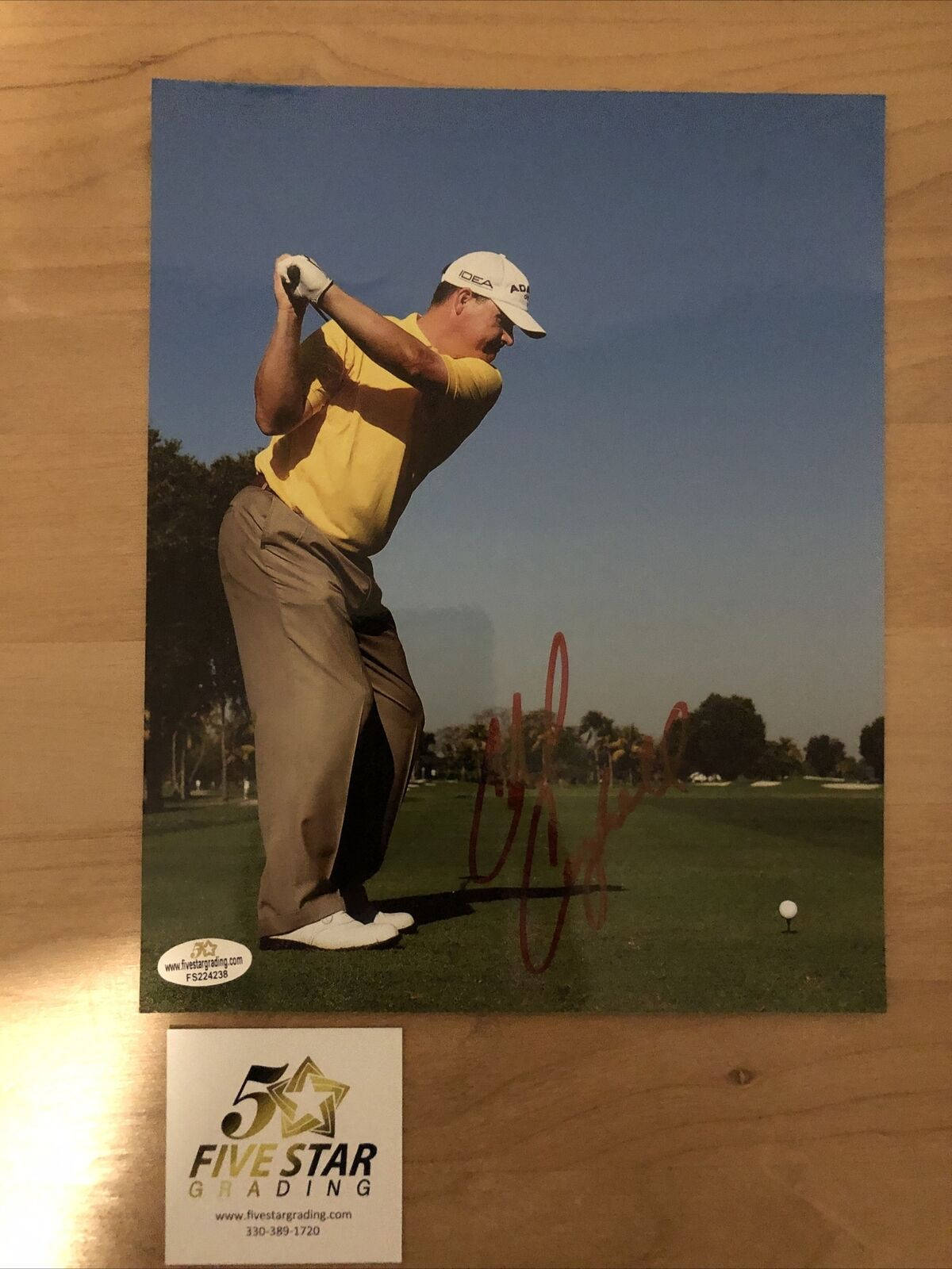 Chad Campbell Autograferet PGA Championship Wallet Wallpaper