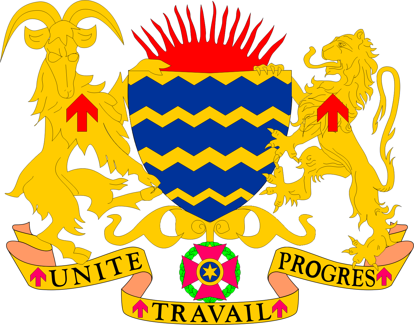 Chad Coatof Arms PNG