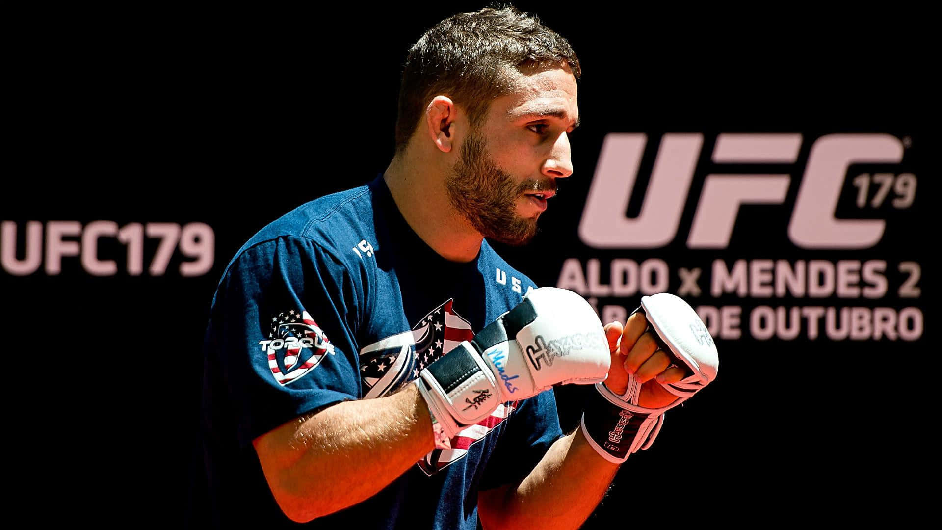 Chad Mendes Ufc 179 Fight Wallpaper