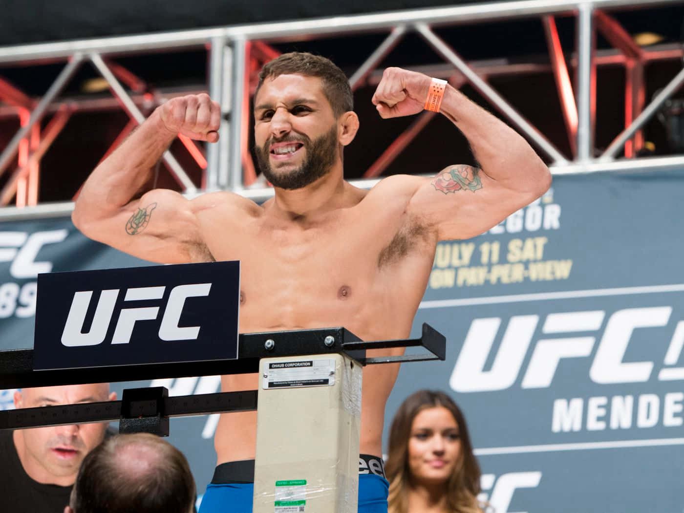 Chad Mendes Ufc Weigh-in Pre Fight Wallpaper