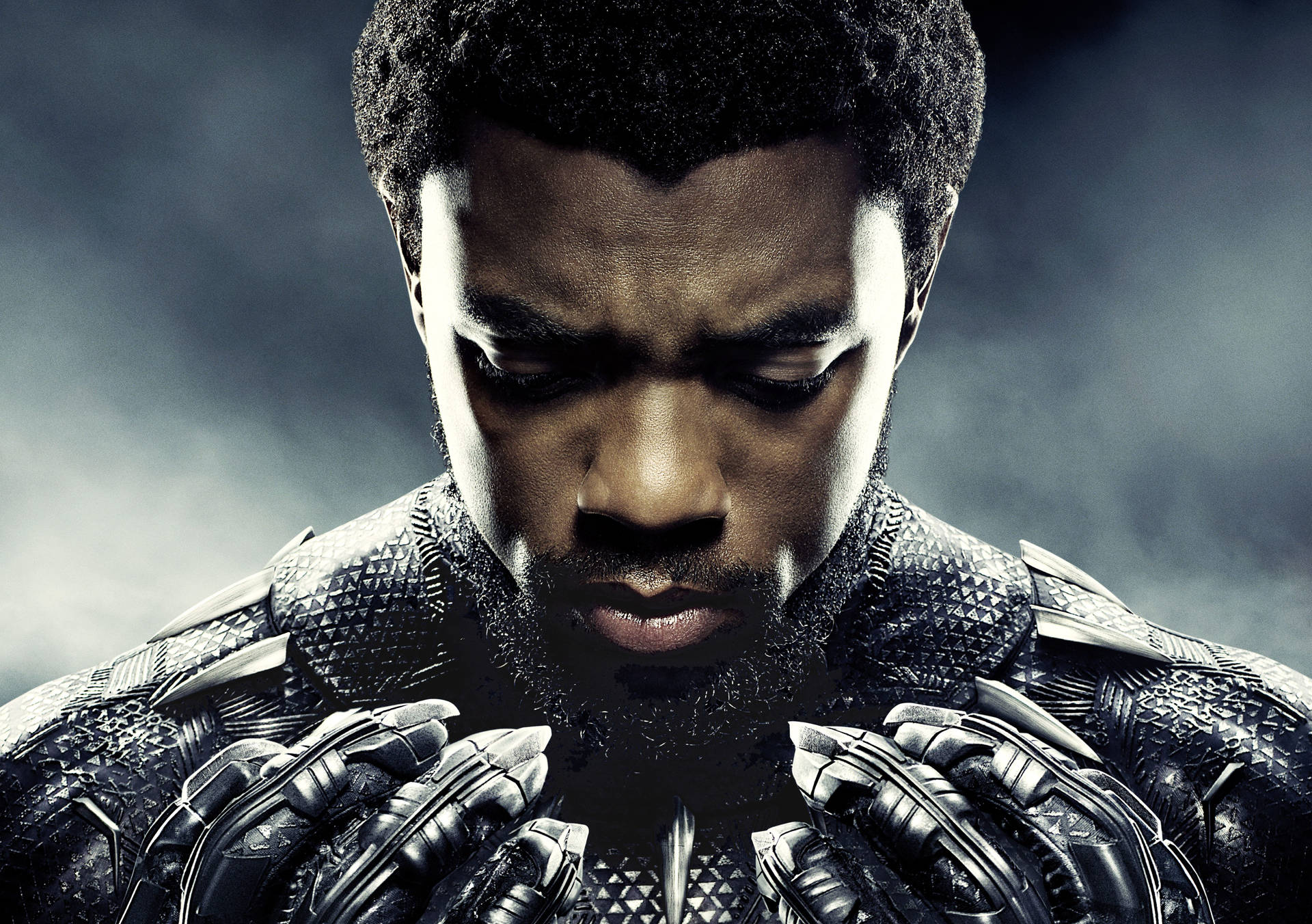 Chadwick Boseman Black Panther Armor Suit Picture