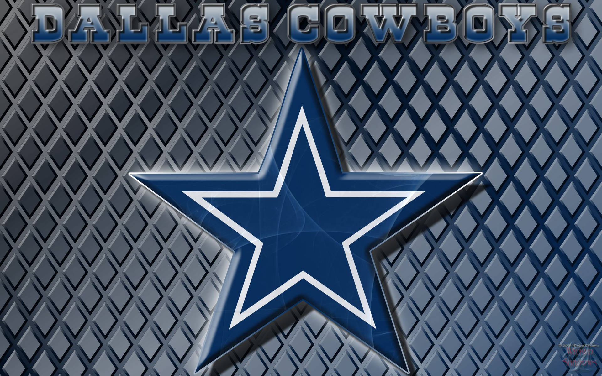 Chain Fence Dallas Cowboys Logo Wallpaper
