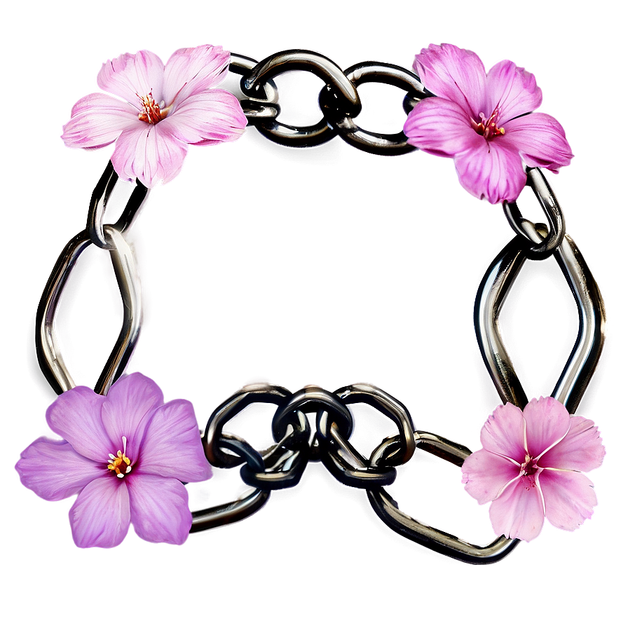 Download Chain Of Flowers Png Dhn98 | Wallpapers.com