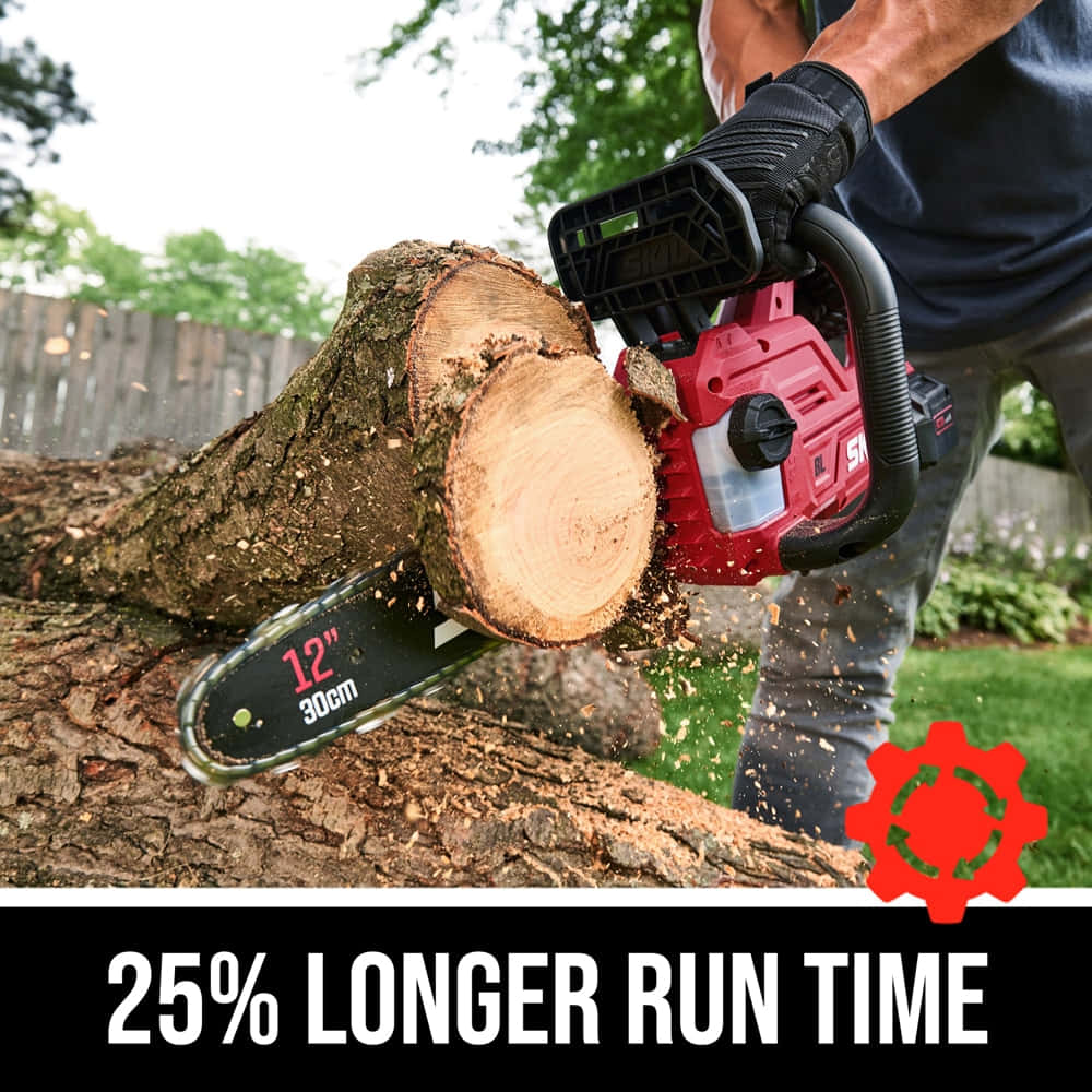 Chain Saw Ad Firewood Picture