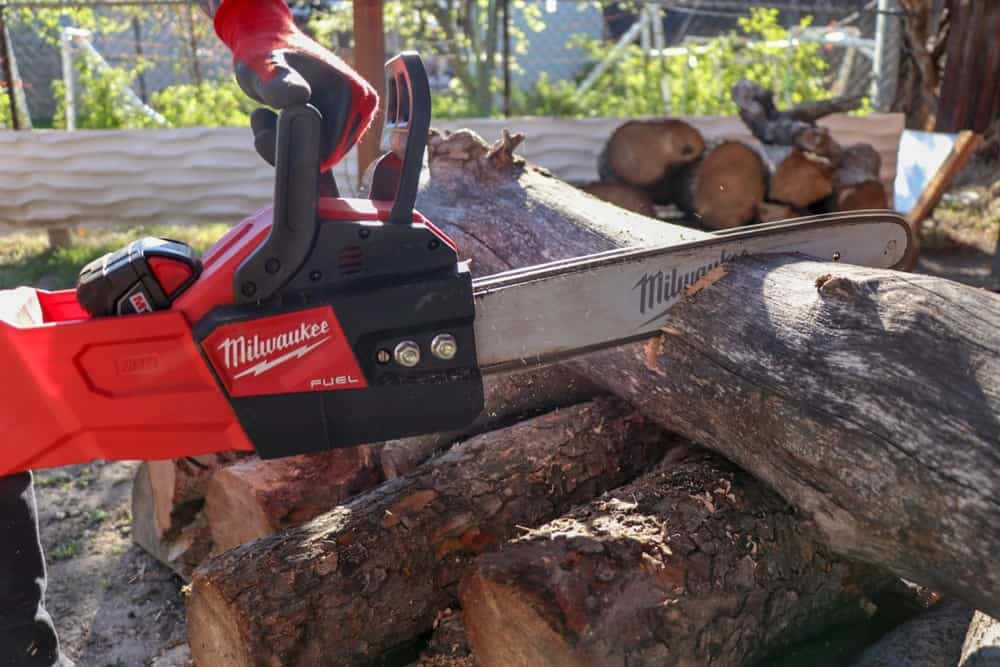 Chain Saw Firewood Logs Picture