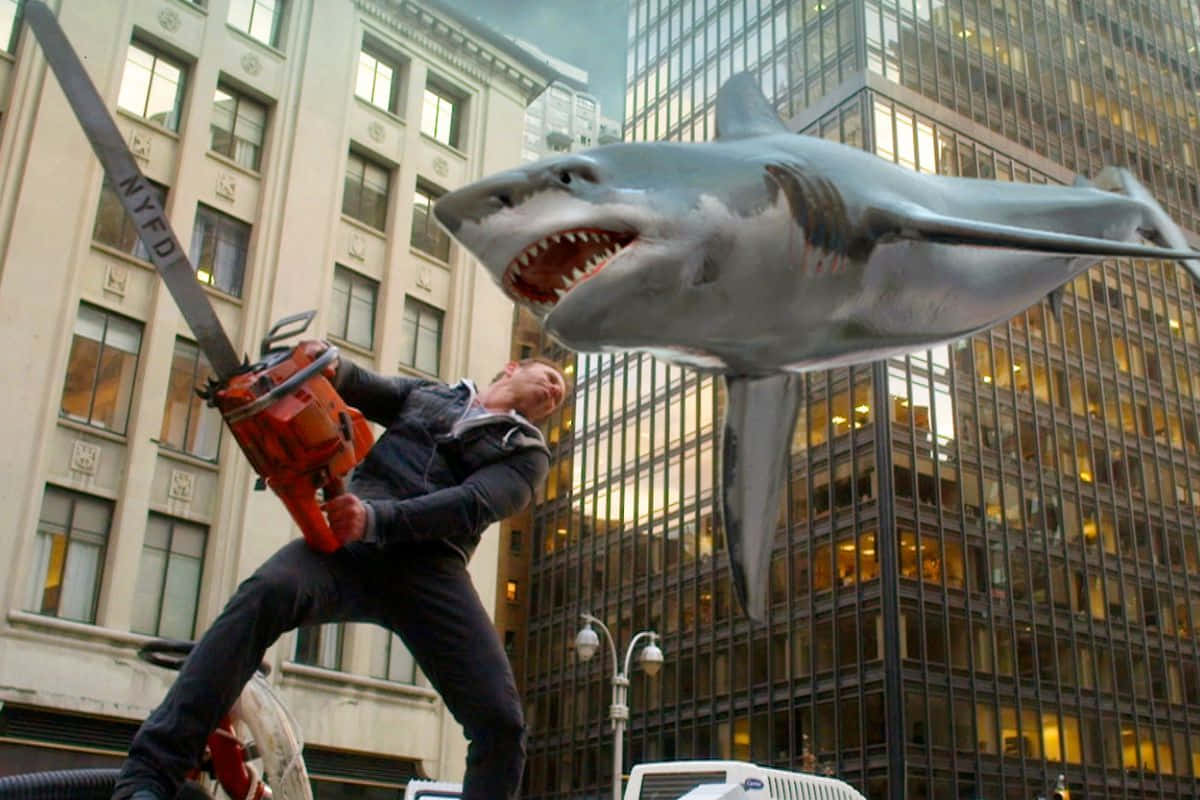 Chain Saw Sharknado Film Picture