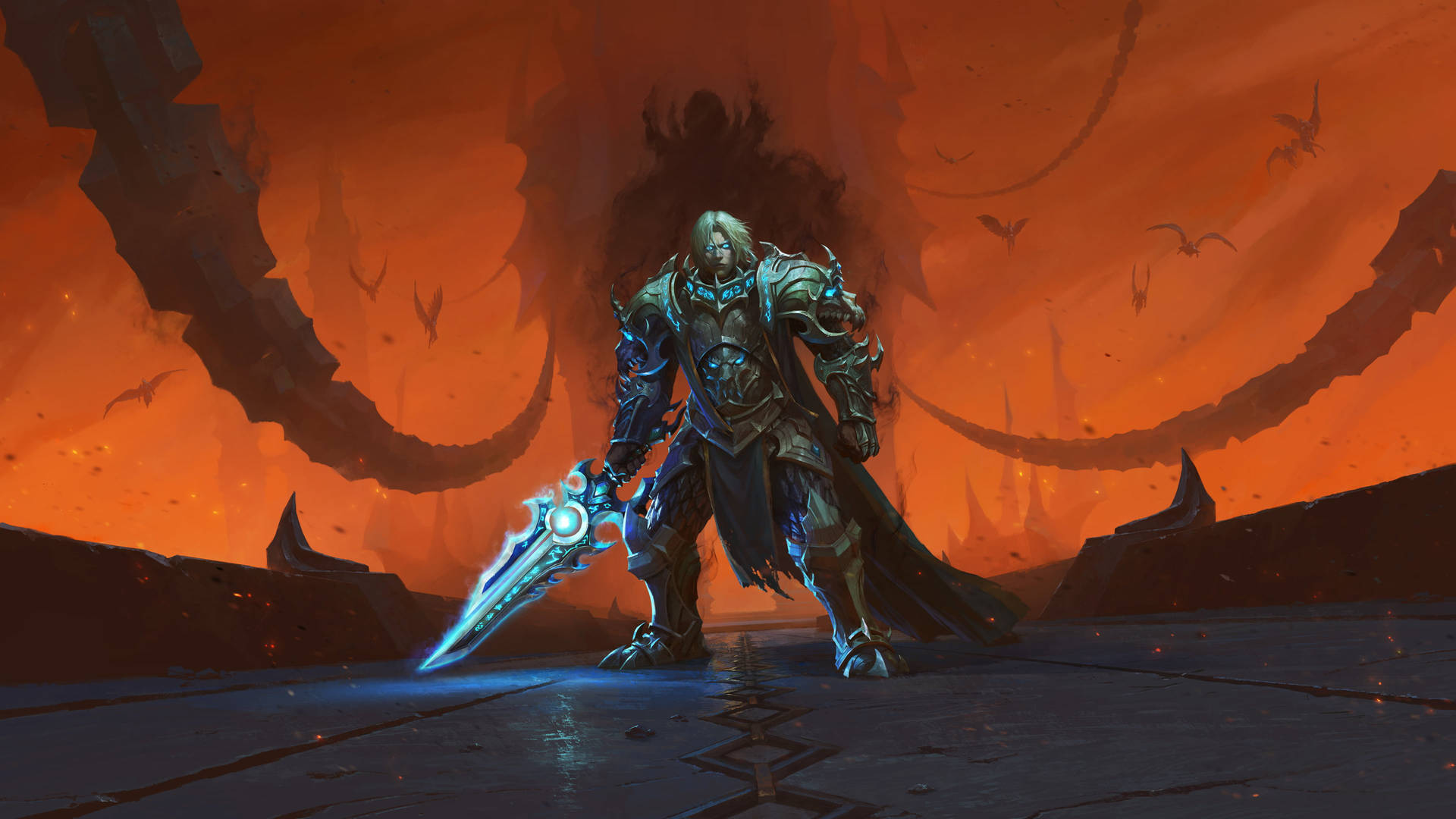 Chains Of Domination Death Knight Anduin Wallpaper