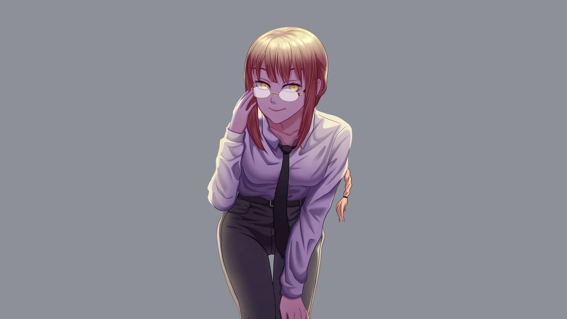 Chainsaw Man Makima With Glasses wallpaper