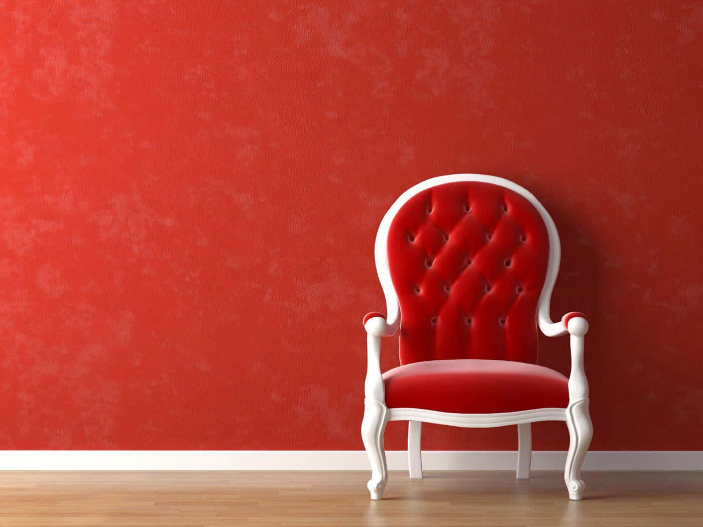 Vintage Red Chair Picture