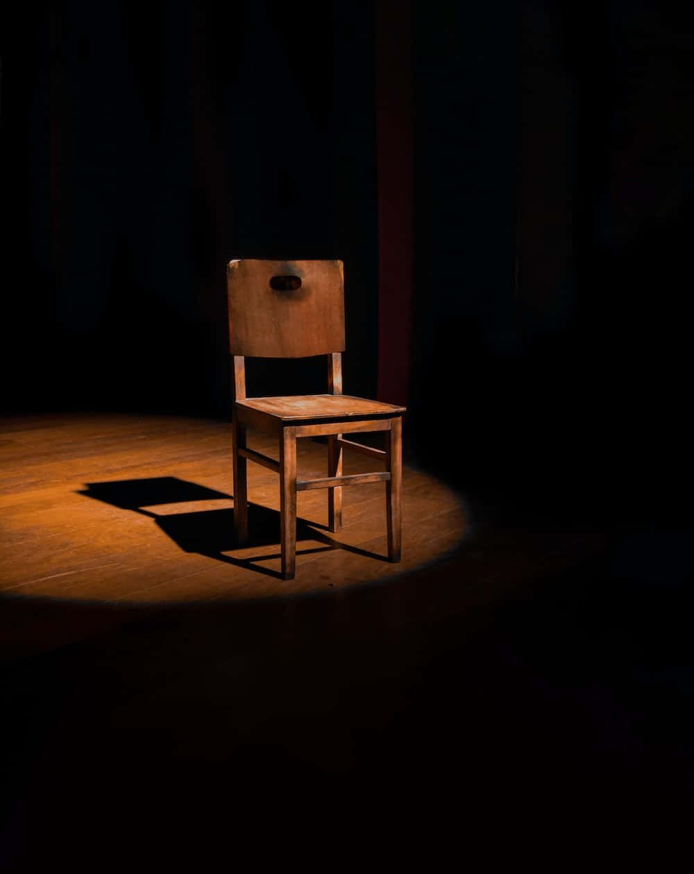 Dark Wooden Chair Picture