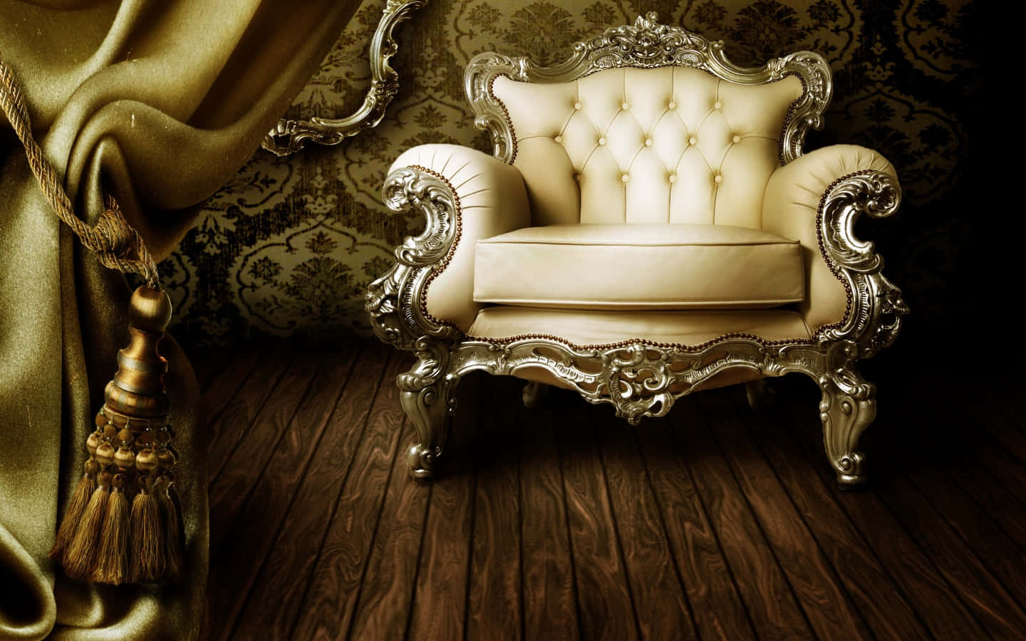 White Royal Chair Picture