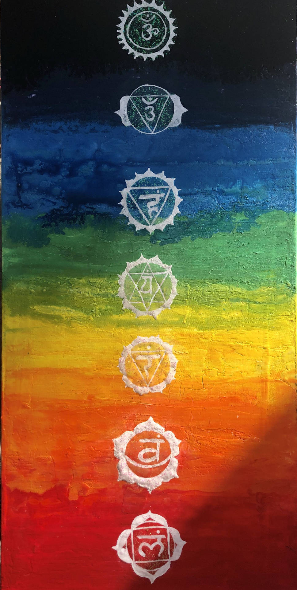 Chakra Rainbow Art Wallpaper