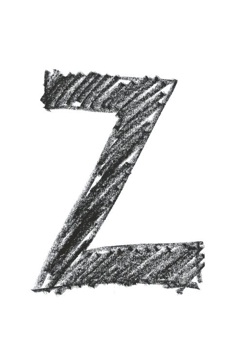 Chalk Drawn Number Seven PNG