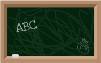 Chalkboard Doodlesand A B C PNG