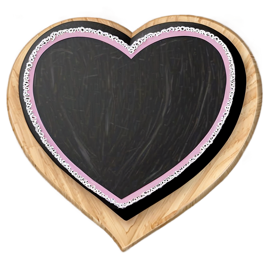 Chalkboard Heart Clipart Png 27 PNG