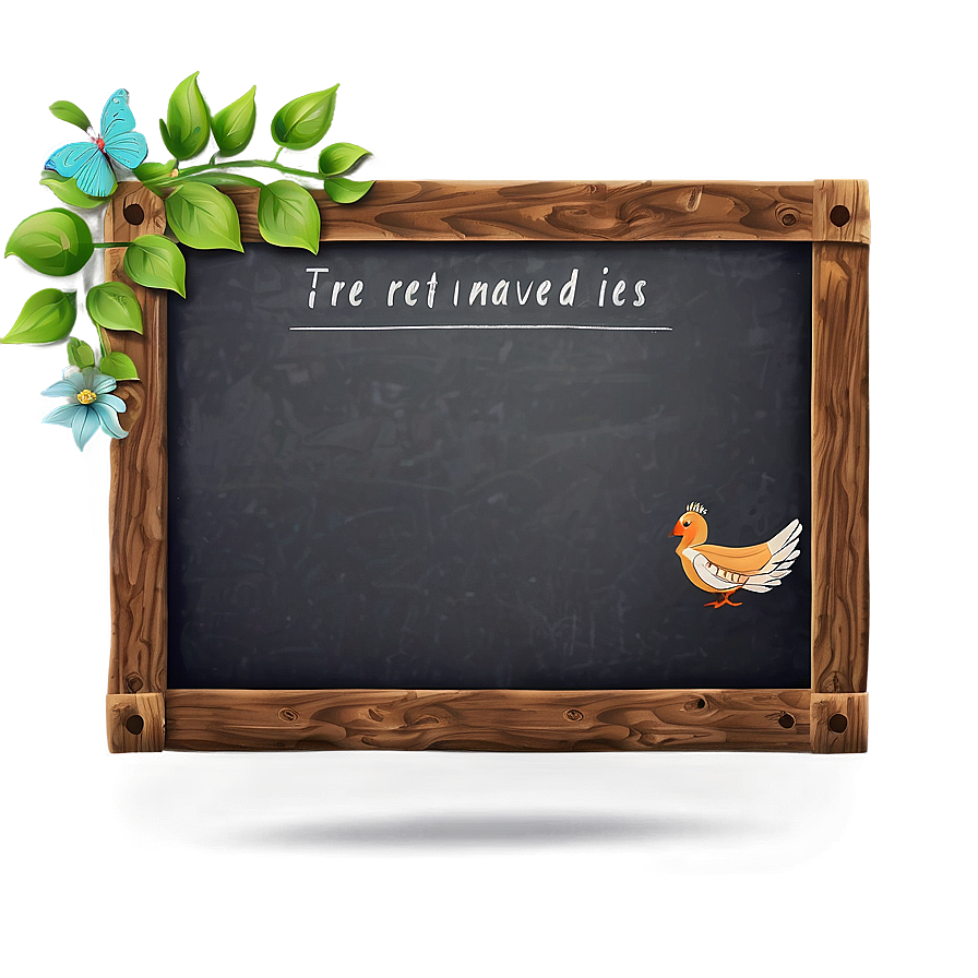 Chalkboard Sign Png Qxr PNG