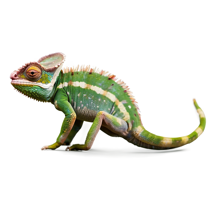 Chameleon In A Terrarium Setting Png Dmd PNG