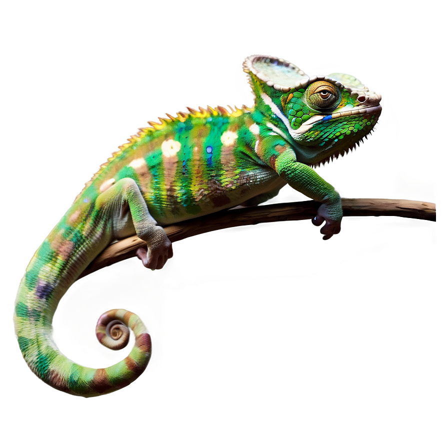 Chameleon In Dynamic Pose Png Fmh PNG