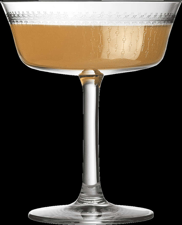 Champagne Coupe Bubbly Beverage PNG