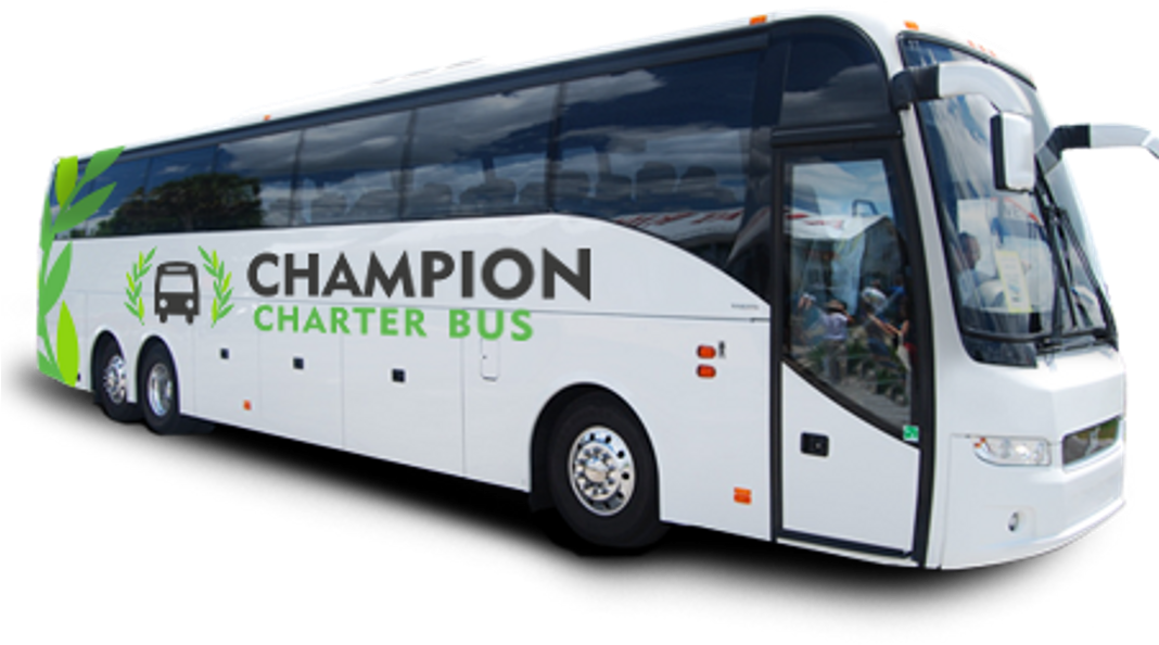 Champion Charter Bus Tour Vehicle PNG