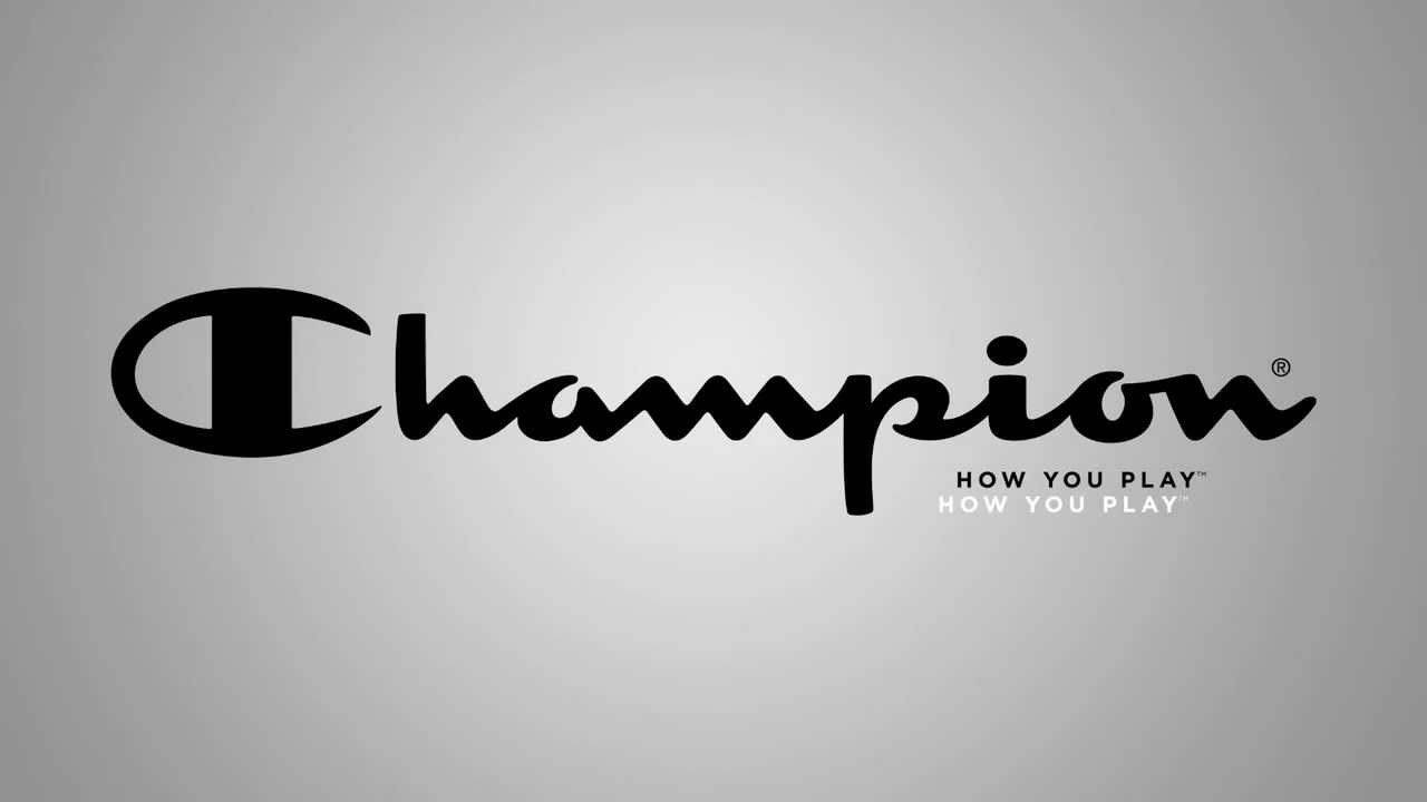 Champion Logo In Black Wallpaper
