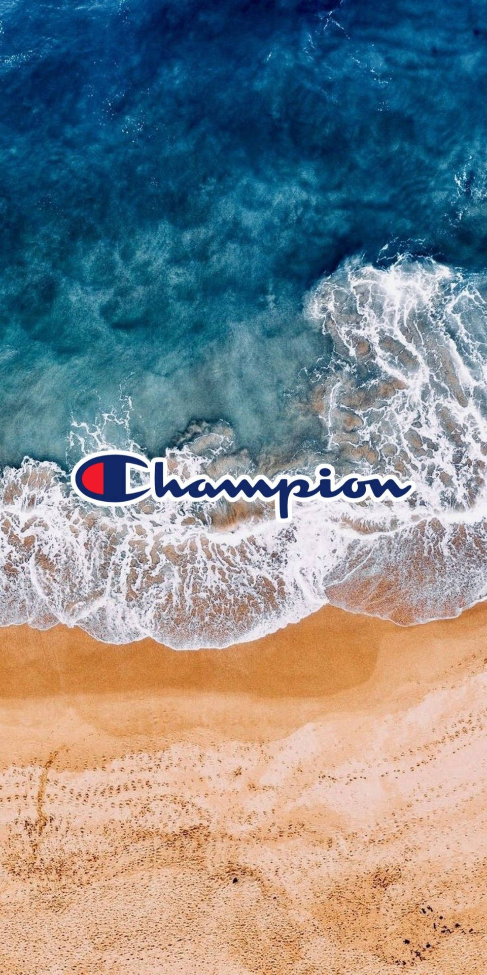 Champion Logo Seashore Wallpaper