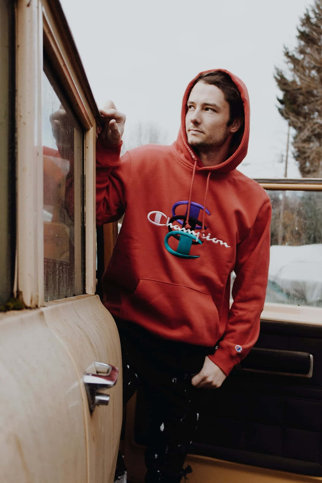 Champion Hoodie - Red