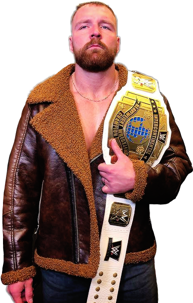 Champion Wrestler With Title Belt PNG