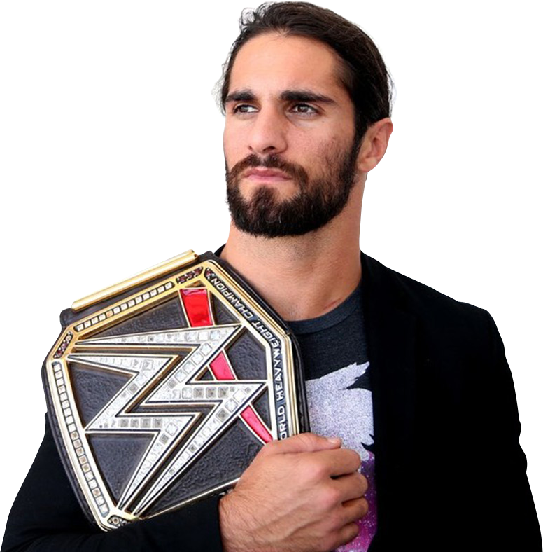 Champion Wrestlerwith Belt PNG