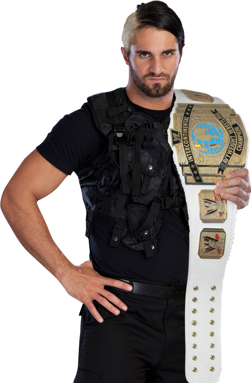 Champion Wrestlerwith Belt PNG