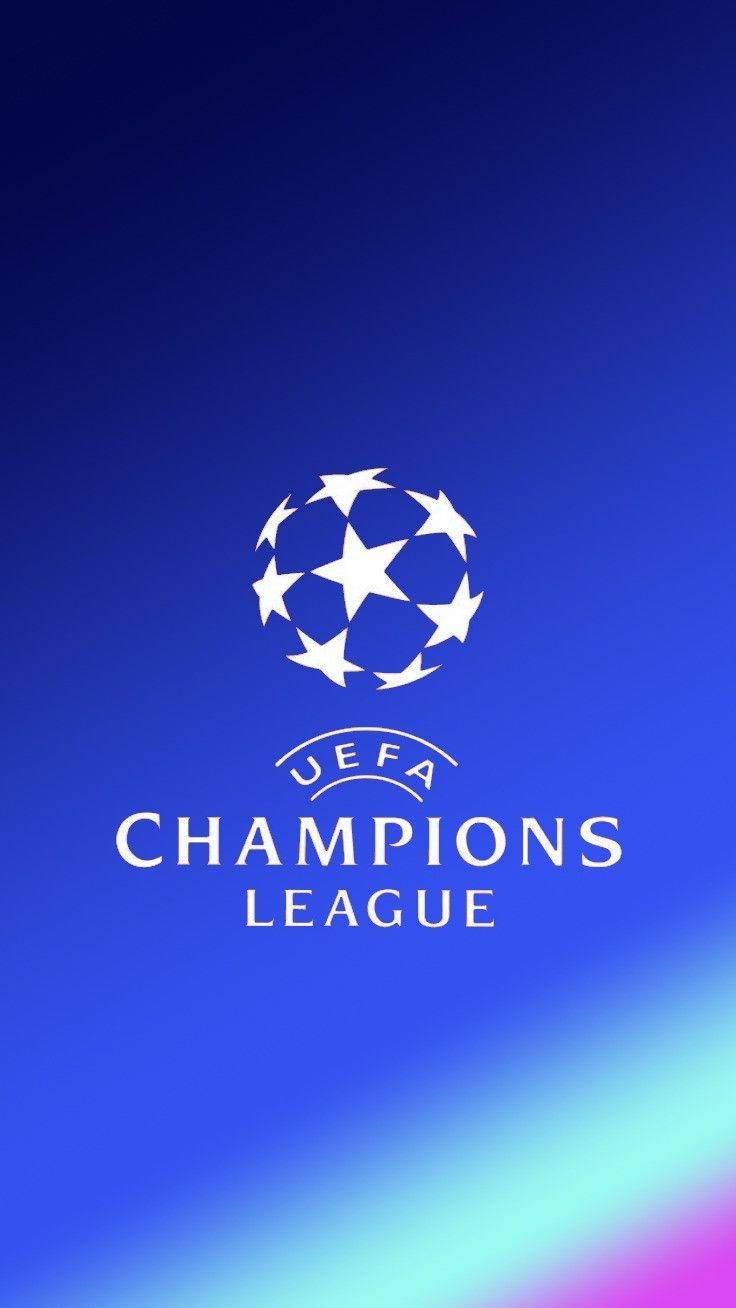 Championsleague-logotypen Blå. Wallpaper