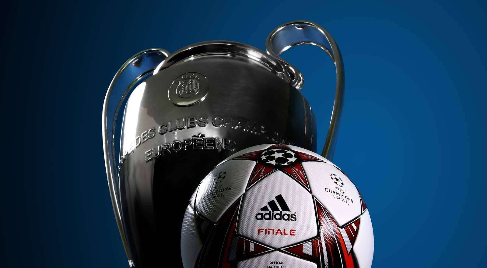 Champions League Trophy And Ball Wallpaper