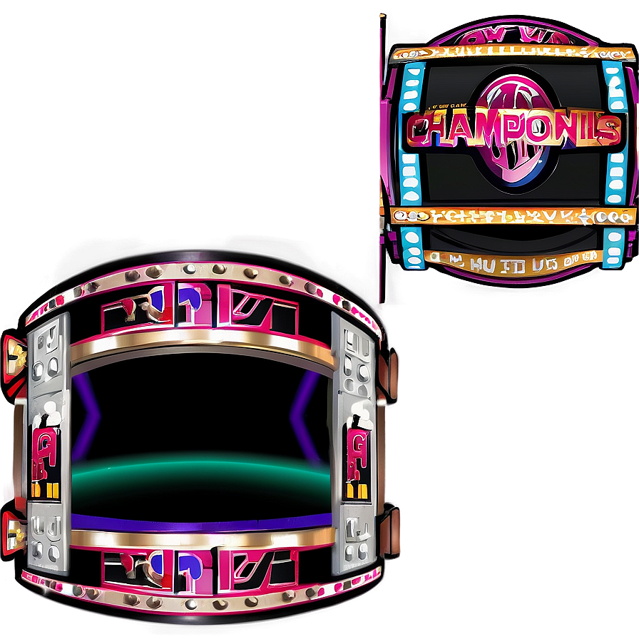 Championship Wrestling Ring Setting Png Msj91 PNG