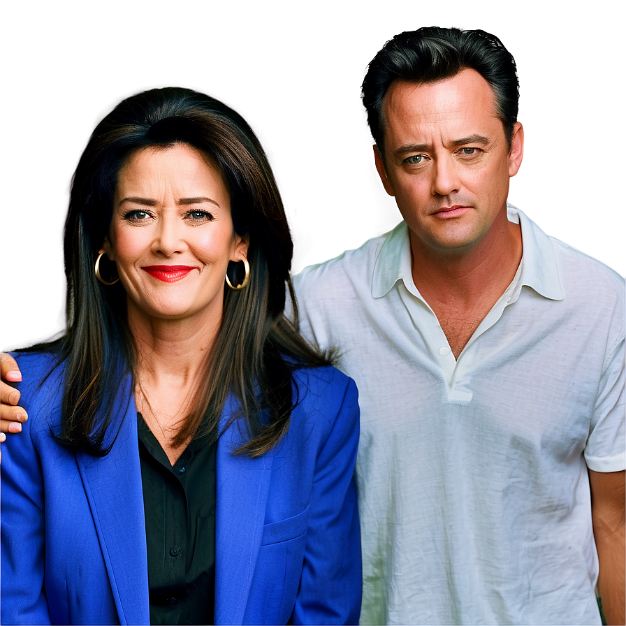 Chandler Bing And Janice Png Kka PNG