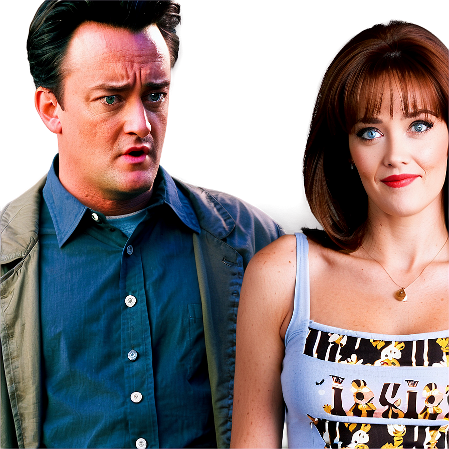 Chandler Bing And Kathy's Relationship Png Wac16 PNG